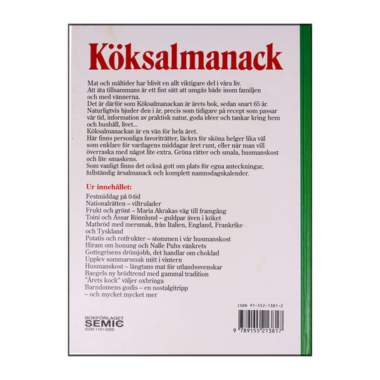 Köksalmanack 1997