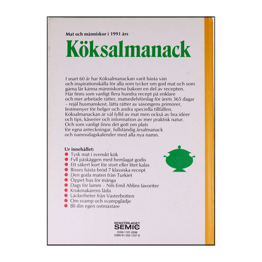 Köksalmanack 1991