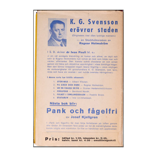 Ragnar Holmström: K.G. Svensson Erövrar Staden