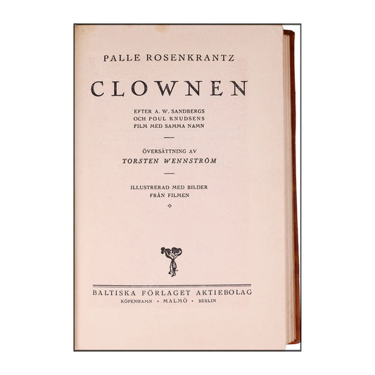 Palle Rosenkrantz: Clownen