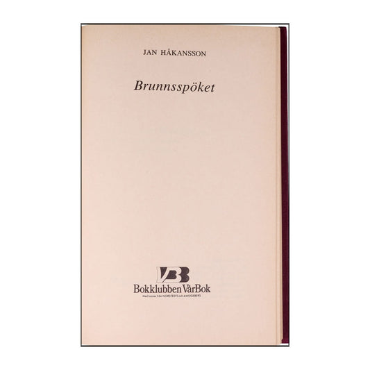 Jan Håkansson: Brunnsspöket