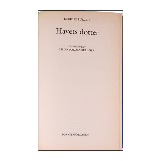 Deirdre Purcell: Havets Dotter