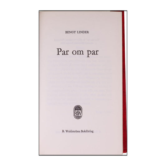 Bengt Linder: Par Om Par
