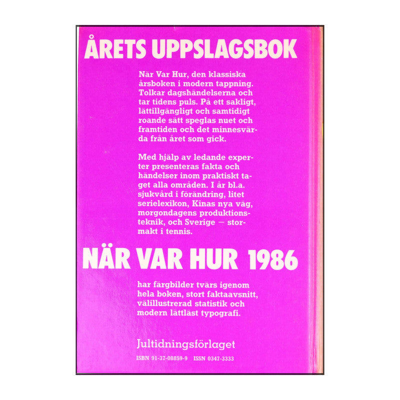 När Var Hur 1986
