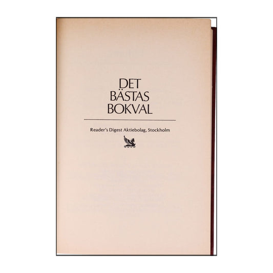 Det Bästas Bokval - (1982) - (9170300917)