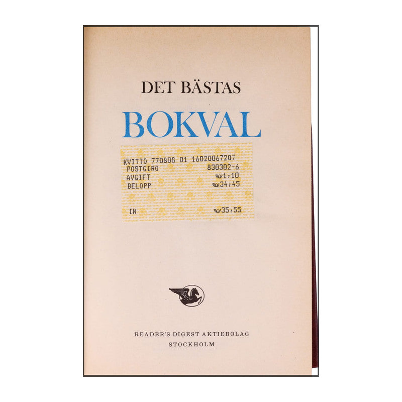 Det Bästas Bokval - (1977) - (9170300461)