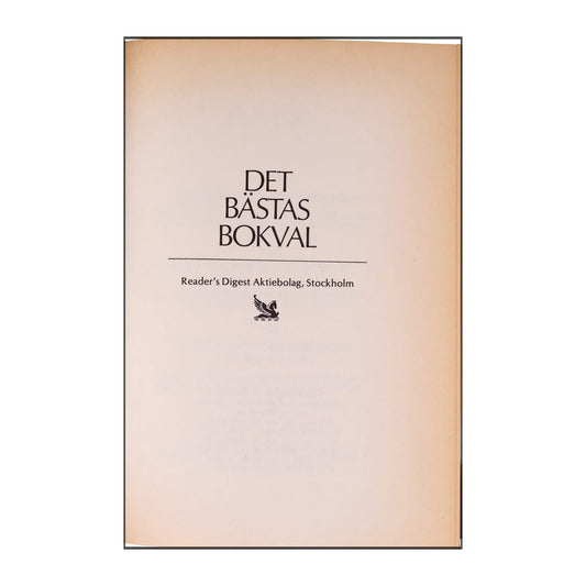 Det Bästas Bokval - (1986) - (9170301468)