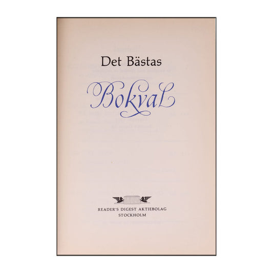 Det Bästas Bokval - (1959)