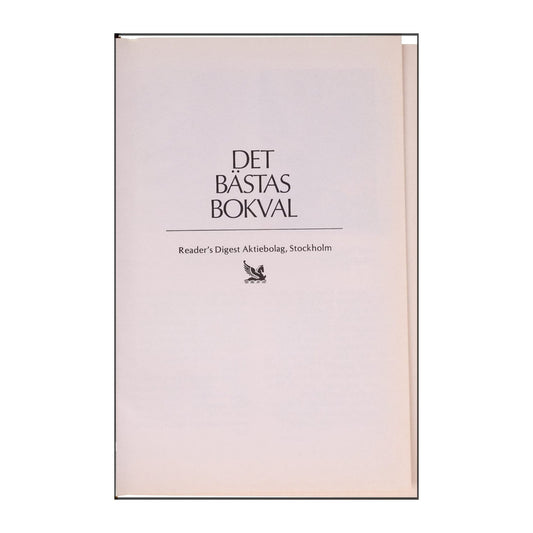 Det Bästas Bokval - (1993) - (9170301964)