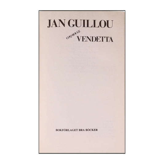 Jan Guillou: Vendetta