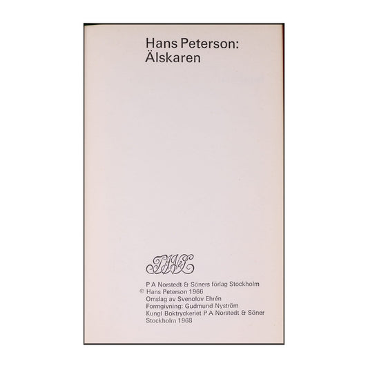 Hans Peterson: Älskaren