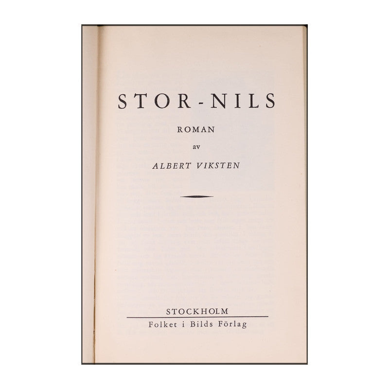 Albert Viksten: Stor-Nils