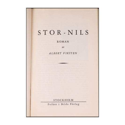 Albert Viksten: Stor-Nils