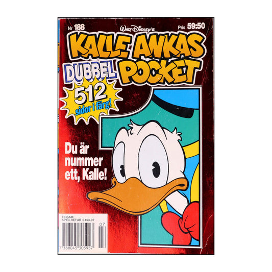 Walt Disney: Kalle Ankas Dubbel Pocket 188 - Du Är Nummer Ett, Kalle!
