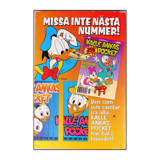 Walt Disney: Kalle Ankas Pocket 186 - Du Är Bäst På Plan, Kalle!