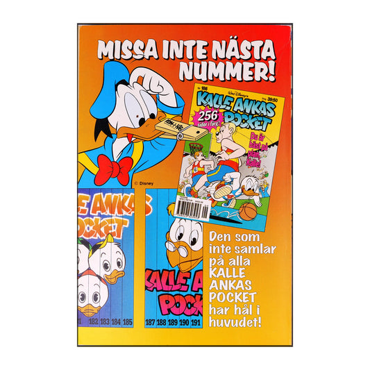 Walt Disney: Kalle Ankas Pocket 185 - Du Har Pippi På Tårta, Kalle!