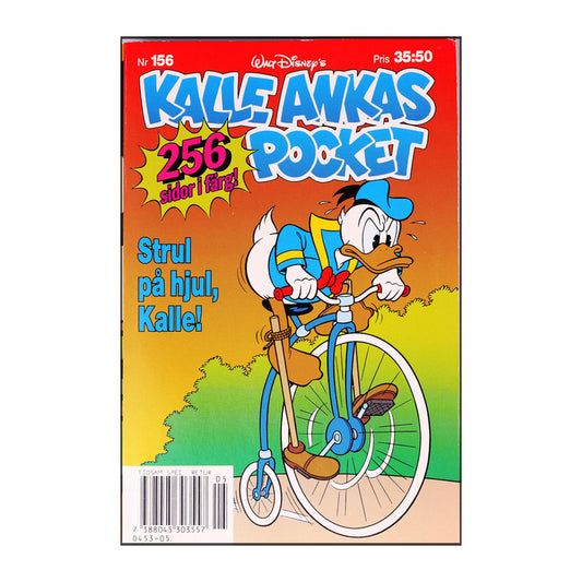 Walt Disney: Kalle Ankas Pocket 156 - Strul På Hjul, Kalle!