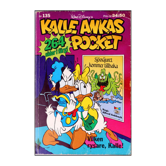 Walt Disney: Kalle Ankas Pocket 135 - Sjöodjuret Kommer Tillbaka