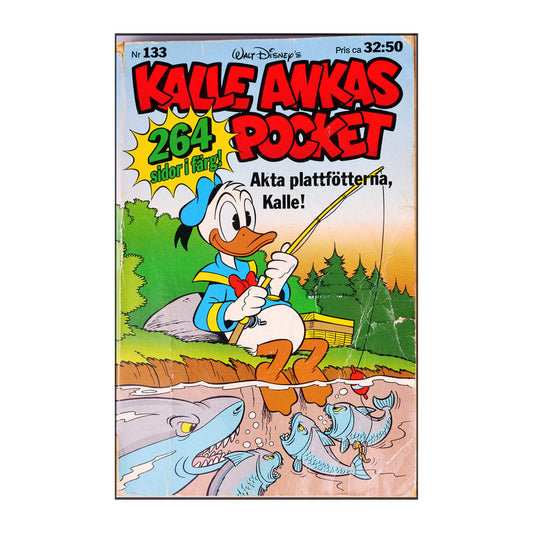 Walt Disney: Kalle Ankas Pocket 133 - Akta Plattfötterna, Kalle!