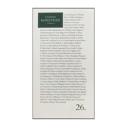 Statens Konstråd 1994-1995 Nr 26