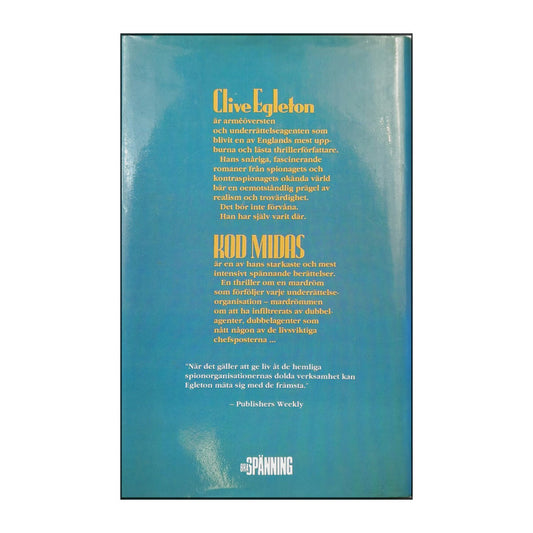 Clive Egleton: Kod Midas