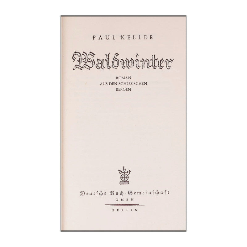 Paul Keller: Waldwinter