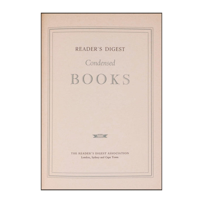 Reader'S Digest Condensed Books