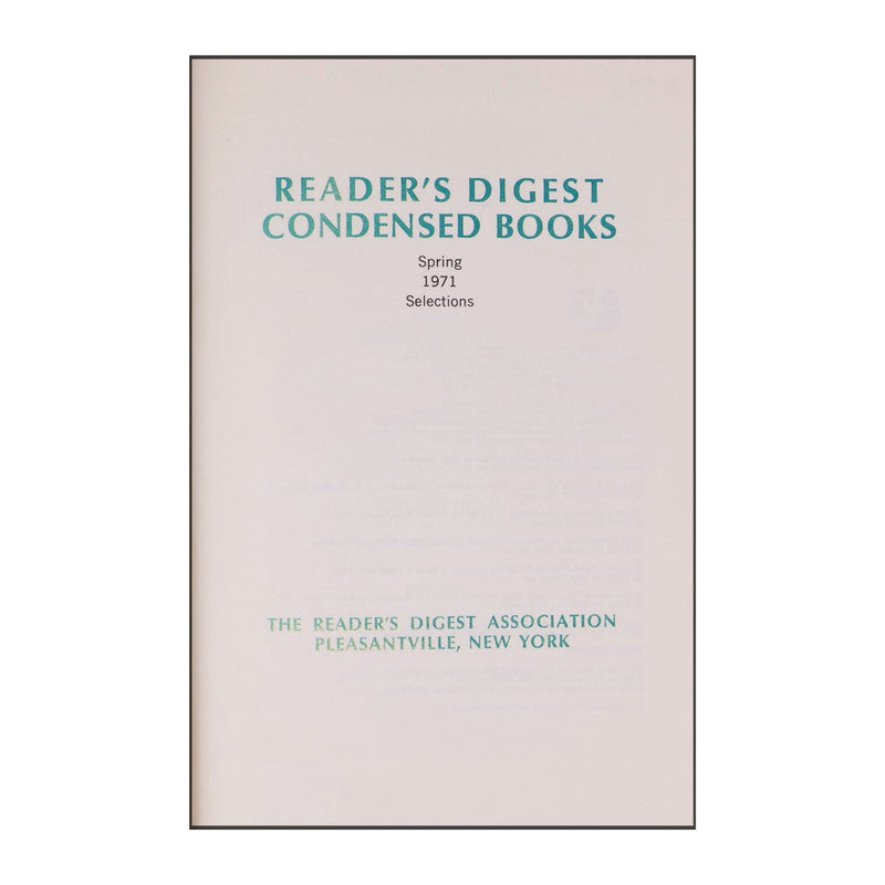 Reader'S Digest Condensed Books