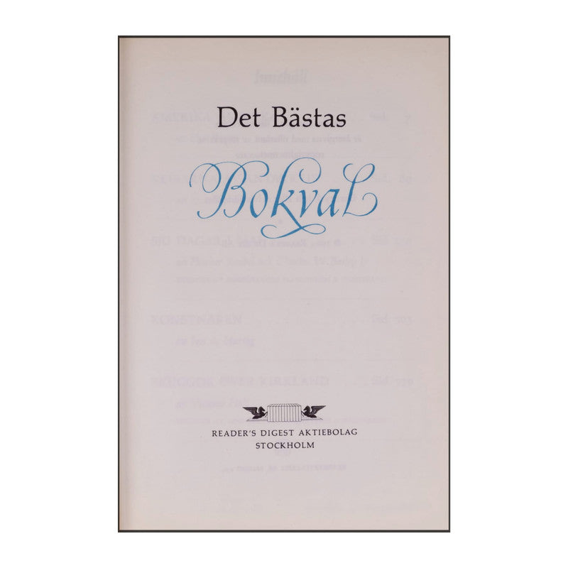 Det Bästas Bokval