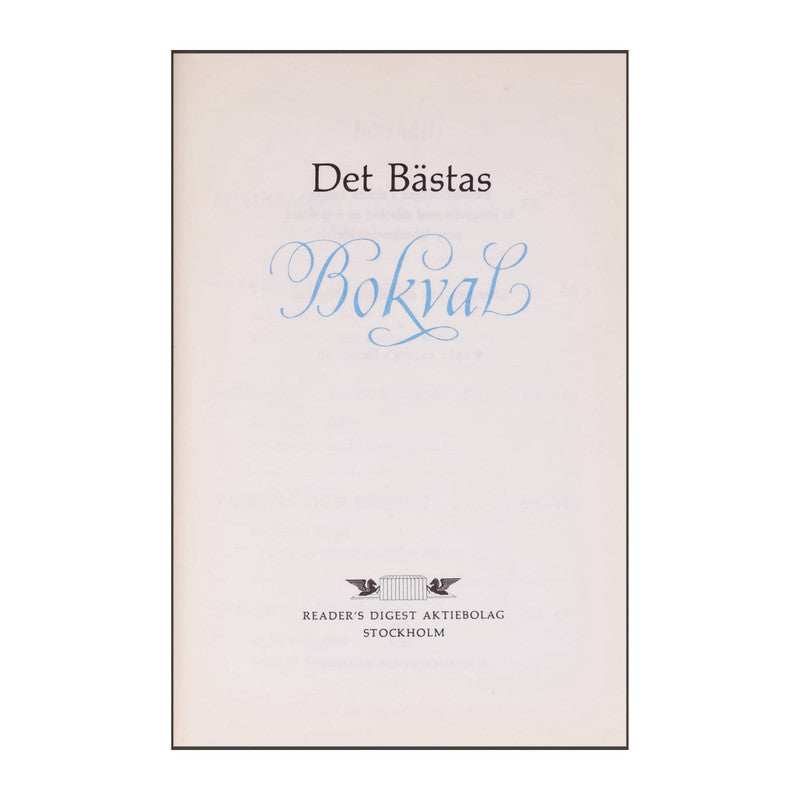 Det Bästas Bokval