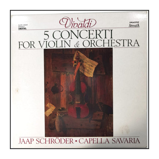 Antonio Vivaldi: 5 Concerti For Violin & Orchestra