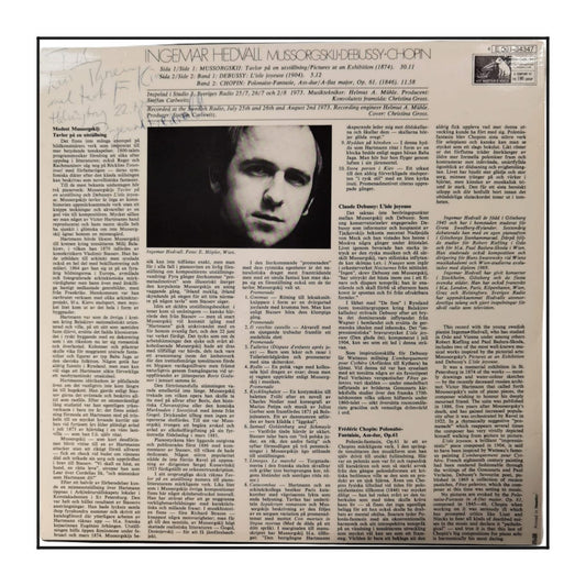Ingemar Hedvall: Mussorgskij - Debussy - Chopin