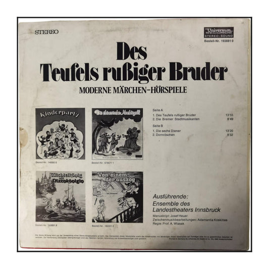 Josef Heuer: Des Teufels Rußiger   Bder