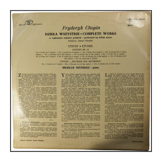 Frédéric Chopin: Dziela Wszystkie
