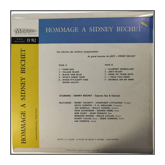 Sidney Bechet: Hommage A Sidney Bechet