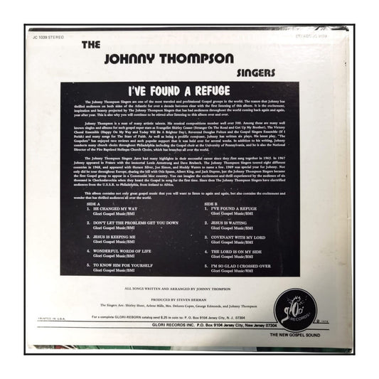 The Johnny Thompson Singers: I'Ve Found A Refuge