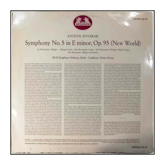 Antonín Dvorák: Symphony No 5 In E Minor, Op 95 - New World