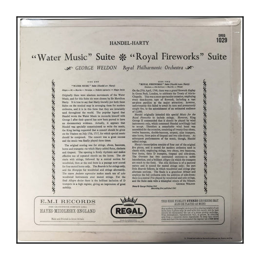 The Royal Philharmonic Orchestra: Water Music & Royal Fireworks Suite