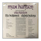 Max Hansen: Vita Hästen - Lilla Helgonet - Sköna Helena