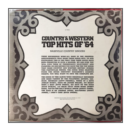 Country & Western Top Hits Of 1964