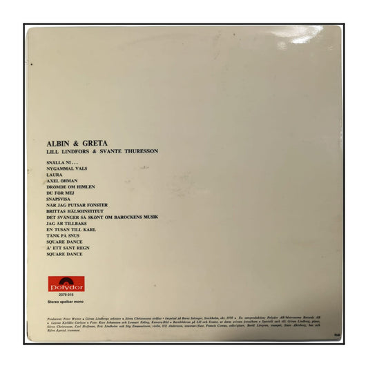 Lill Lindfors & Svante Thuresson: Albin & Greta