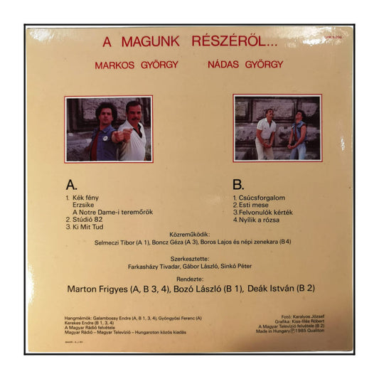 Markos György & Nádas György: A Magunk Részérol