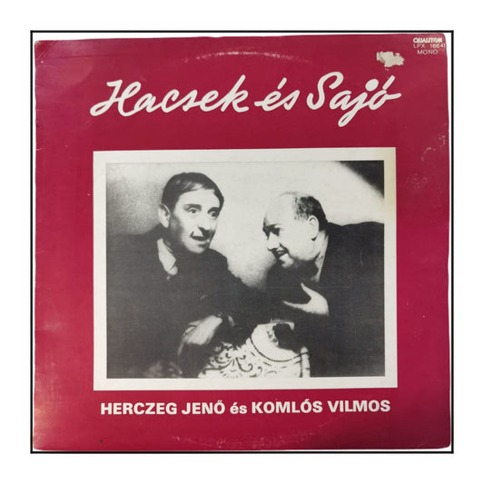 Herczeg Jeno & Komlós Vilmos: Hacsek És Sajó