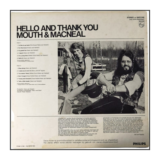 Mouth & Macneal: Hello And Thank You