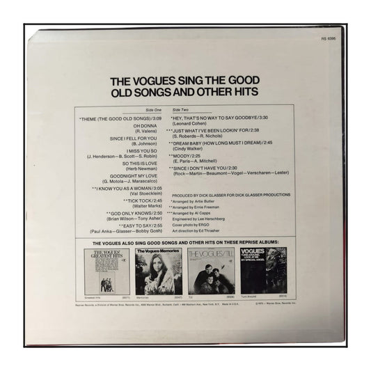 The Vogues: Sing The Good Old Songs And Other Hits