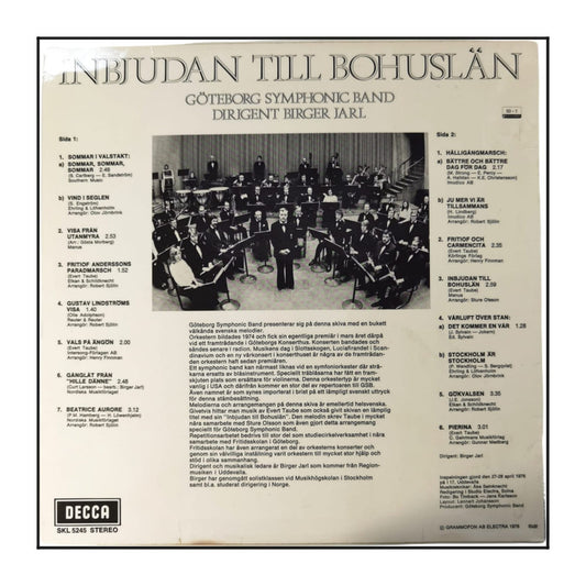 Göteborg Symphonic Band: Inbjudan Till Bohuslän