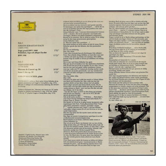 Göran Söllscher & Johann Sebastian Bach & Fernando Sor