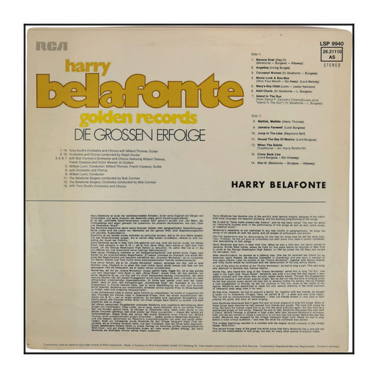 Harry Belafonte: Golden Records - Die Grossen Erfolge