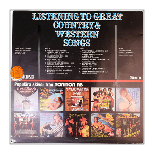 The Country Fair: Listening To Great Country & Western Songs