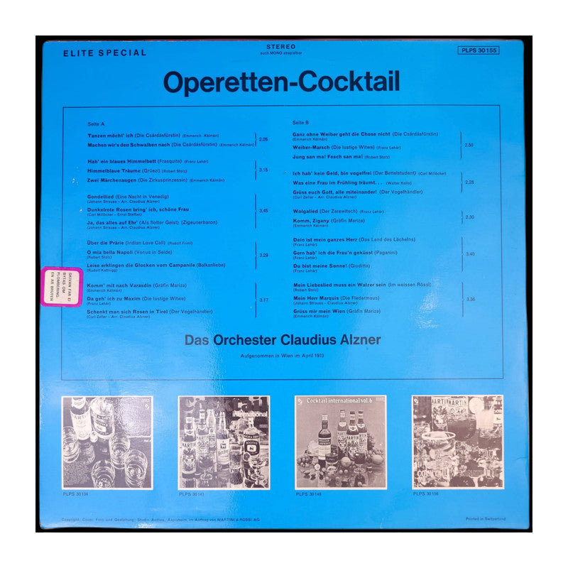 Orchester Claudius Alzner: Operetten-Cocktail
